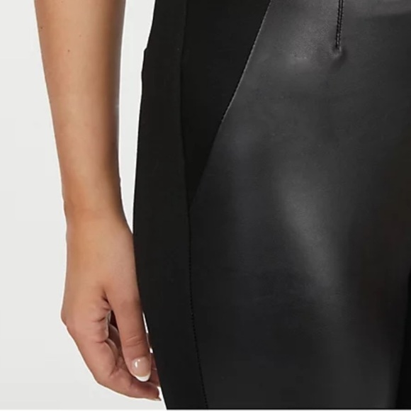 Ellen Tracy Vegan Faux Leather Pant - Picture 5 of 13